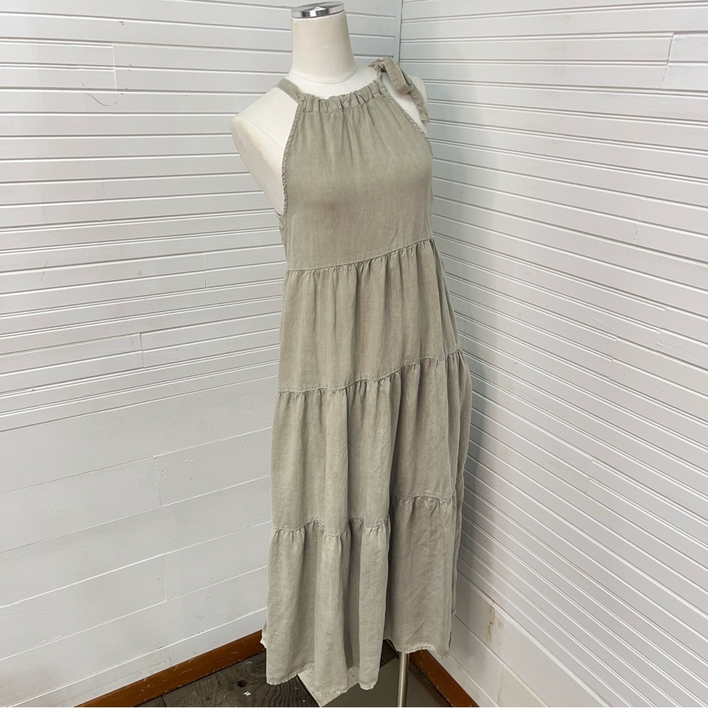 Bella Dahl Tiered Halter Midi Dress